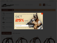 Tablet Screenshot of german-shepherd-dog-breed.com